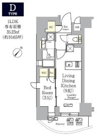 テラス月島の物件間取画像